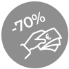 Jusqu'à 70% d'économie - SPRIMUT